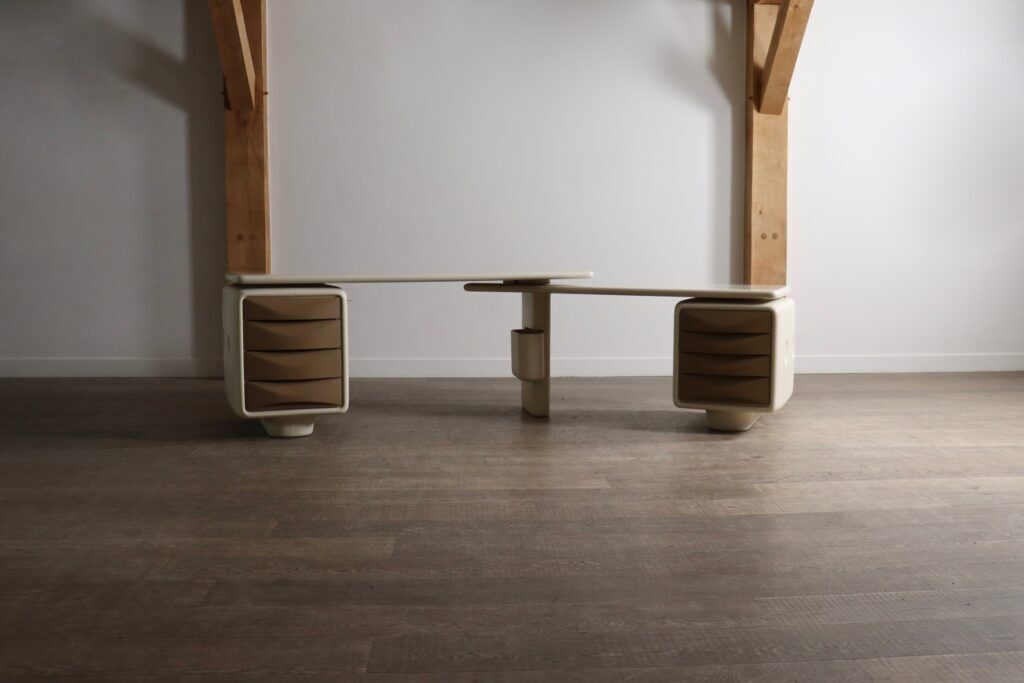 Ernest Igl Jet corner desk for Wilhelm Werndl, 1970s