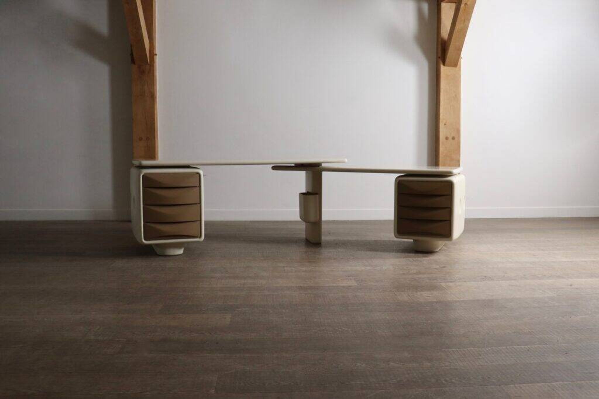 Ernest Igl Jet corner desk for Wilhelm Werndl, 1970s