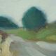 Fritz Kärfve (1880-1967) swedish modern landscape, 1960s, oil on canvas, framed