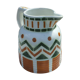 Longwy décor art deco 1930s earthenware pitcher