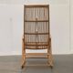 Mid-century German rattan rocking chair from Deutschen Werkstätten Hellerau, 1960s.