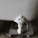 Old cast iron bathtub
