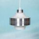 1960s vintage glass pendant light, Swedish pendant.