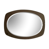 Vintage smoked mirror, 81x58 cm
