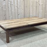 Large 1930s pitch pine coffee table