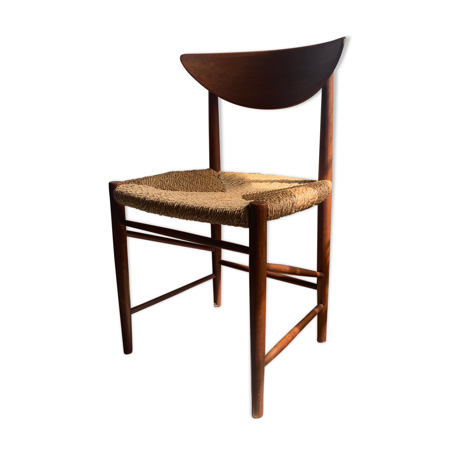 Teak dining chair by Peter Hvidt 1960