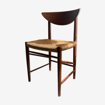 Teak dining chair by Peter Hvidt 1960