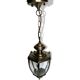 6-sided beveled glass lantern pendant light
