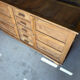 Renovated antique solid wood sideboard