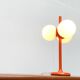 German table lamp from the mid-century space age by Kaiser Idell / Kaiser Leuchten.