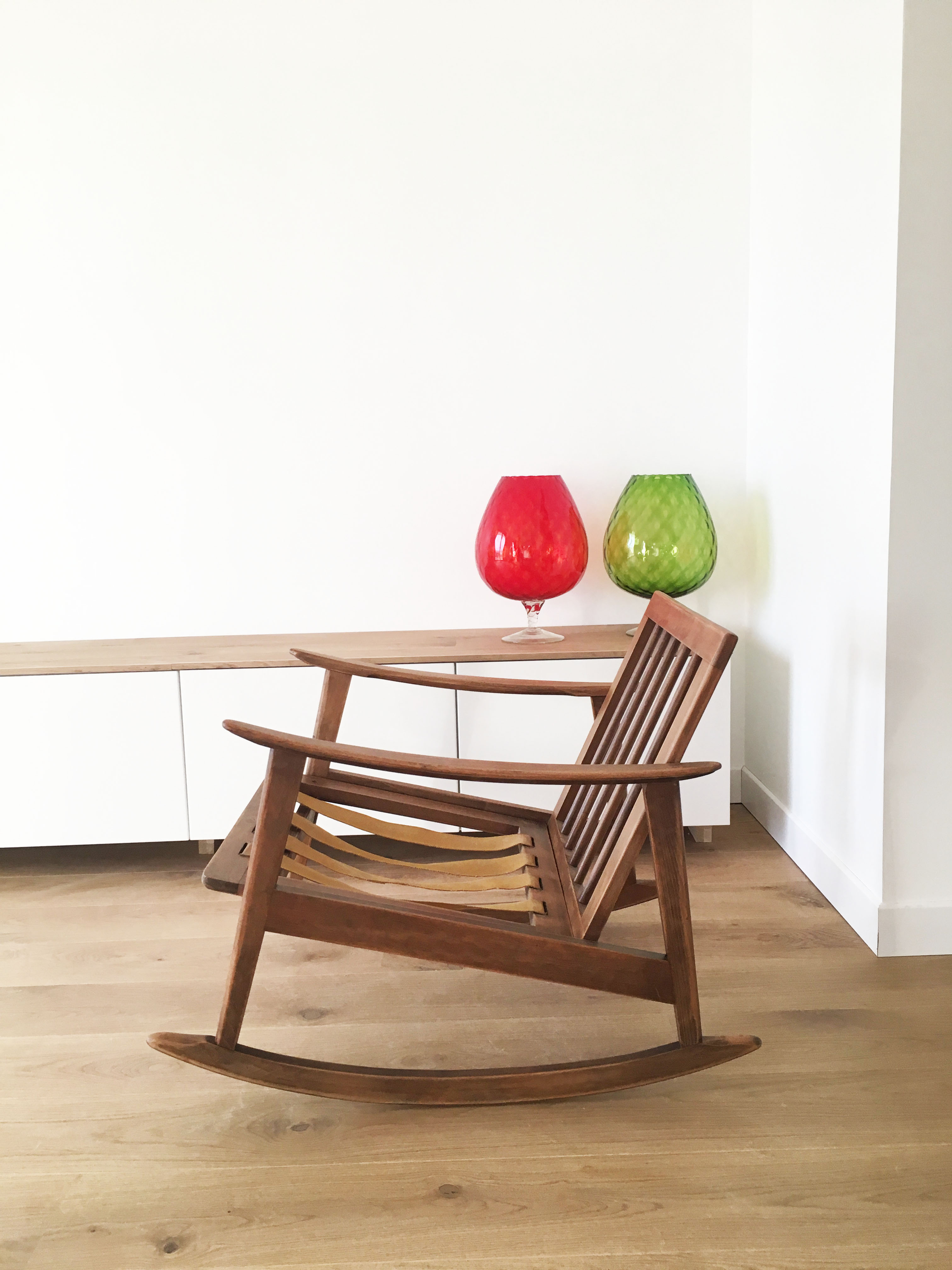 Scandinavian rocking chair 1960