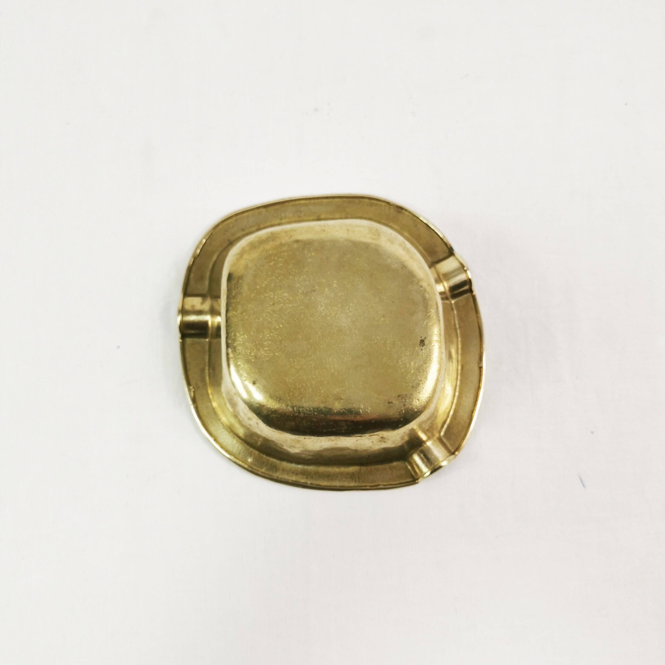Art Deco brass ashtray, Germany, 1960s