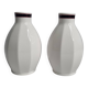 Set of 2 Villeroy & Boch porcelain bottles – GEO model, Luxembourg, 11