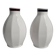Set of 2 Villeroy & Boch porcelain bottles – GEO model, Luxembourg, 11