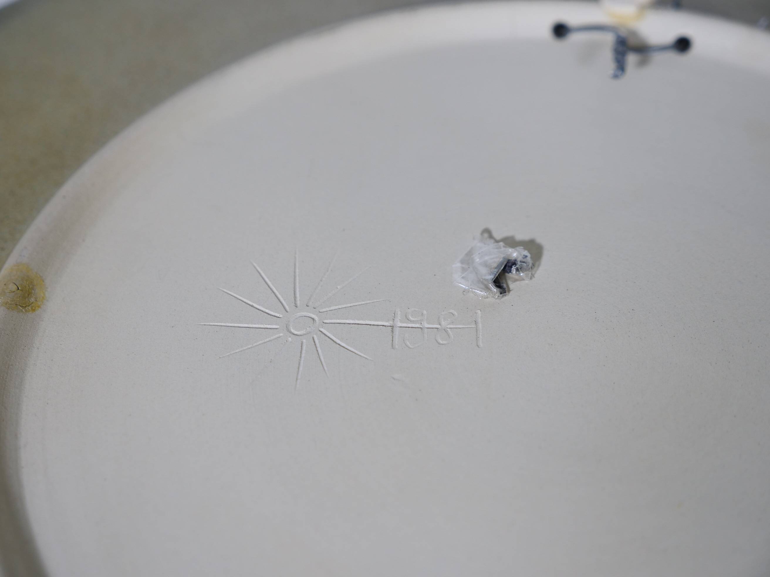 Scandinavian Studio Pottery Plate, Signed, 1970s