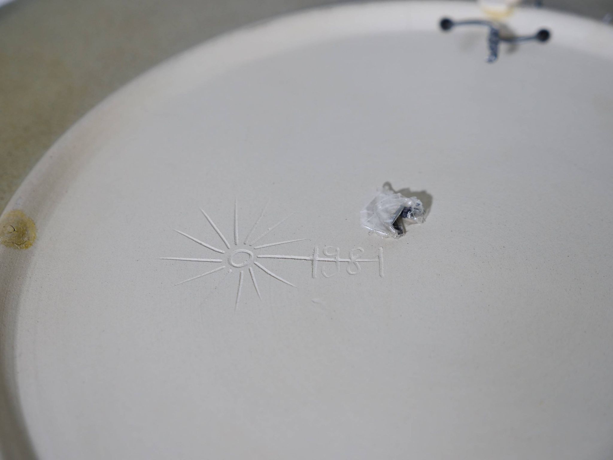 Scandinavian Studio Pottery Plate, Signed, 1970s