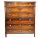 Georgian continental mahogany secretaire bureau