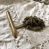 Brass lion head hooks