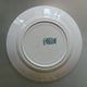 Set of 6 Old Saint-Amand Ironstone Plates – Blue Decor