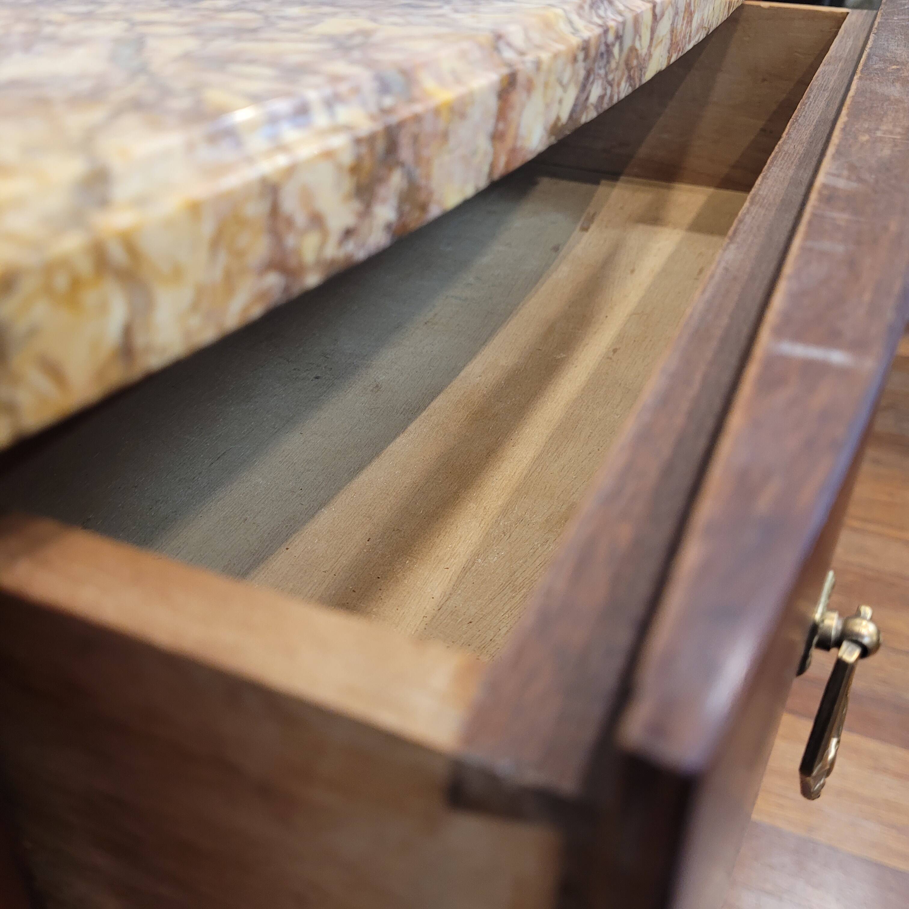 Art Deco dresser, siguiendo JE Ruhlmann, wood and colors, 40's - France