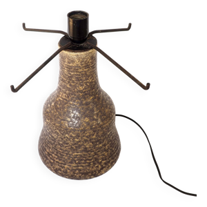 Pied de lampe en grès - accolay