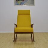 Yellow rocking chair, 1960s