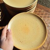 Set of 35 stoneware plates