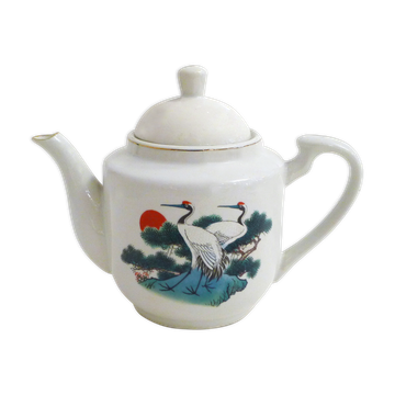 Japanese-style porcelain teapot