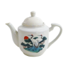 Japanese porcelain decorating teapot