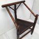 Pair of antique English triangular armchairs 1900s