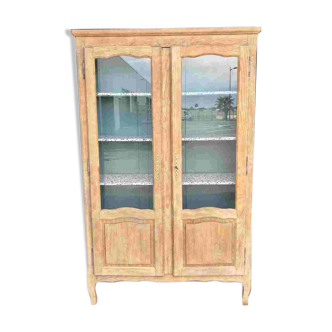 Jolie vitrine chêne revalorisée