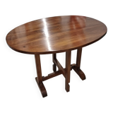 Winegrower's table in solid walnut
