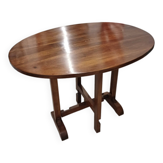 Winegrower's table in solid walnut