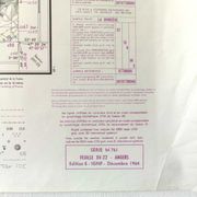 Carte vintage Angers 73x55cm