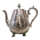 Napoleon III teapot in silver-plated metal – 19th century – Rococo decoration