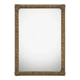 Early 20th C copper Arts & Crafts style rectangular mirror