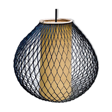 Lampe suspendue à gaze du milieu du siècle