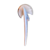 Torch or Wall lamp by MetalArte, in aluminum and sandblasted glass, Spain