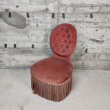 Pink toad armchair
