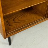 Danish Teak Cabinet with Glass Doors by Carlo Jensen for Hundevad & Co, 1960s