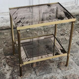 Brass side table