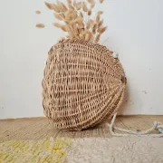 Old Woven Willow Fishing Basket