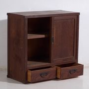 Antique Japanese wardrobe with sliding doors – Taishō/Showa period (c. 1920-1950)