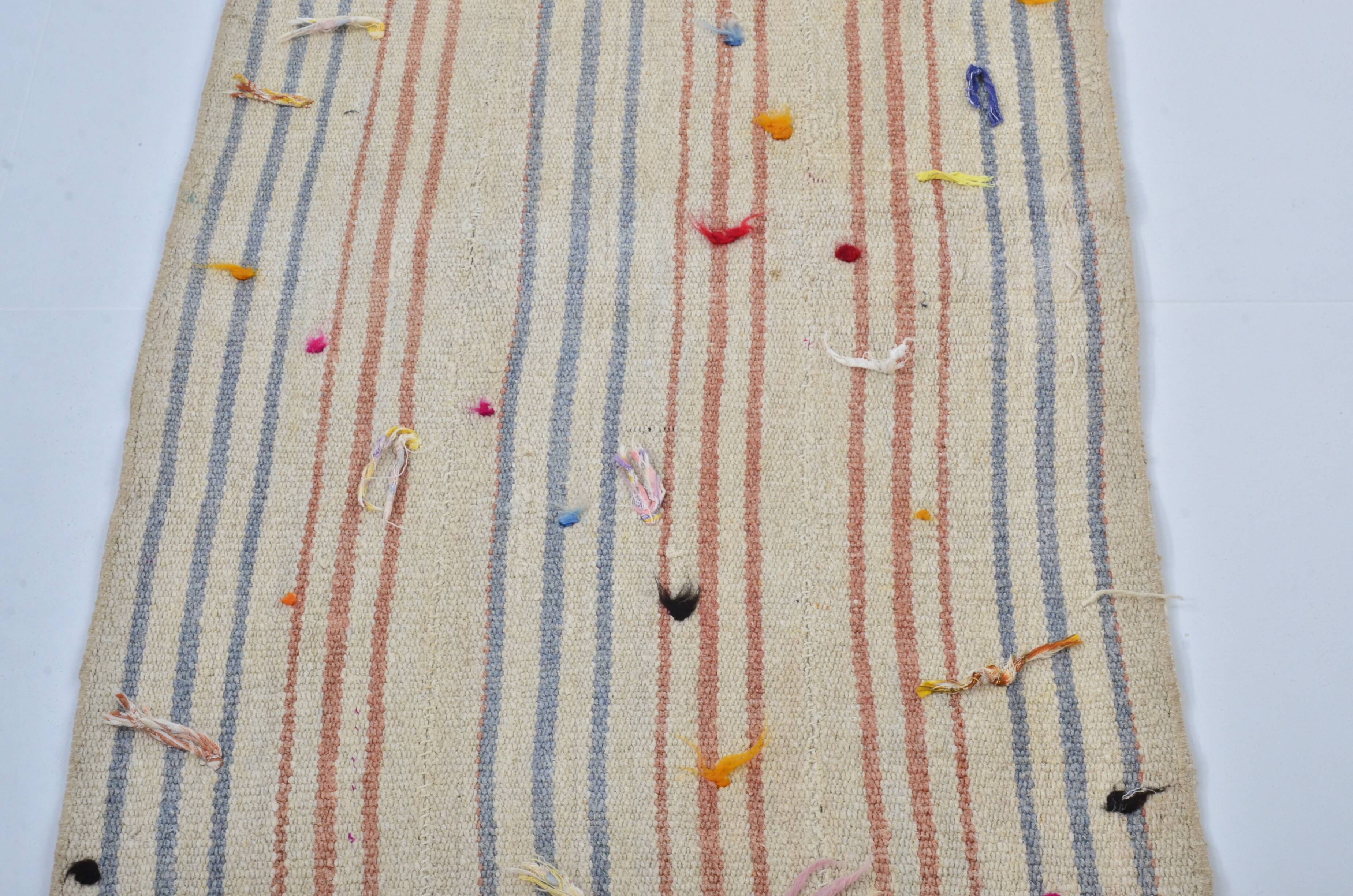 Vintage Turkish Colourful Kilim Rug sku 3378