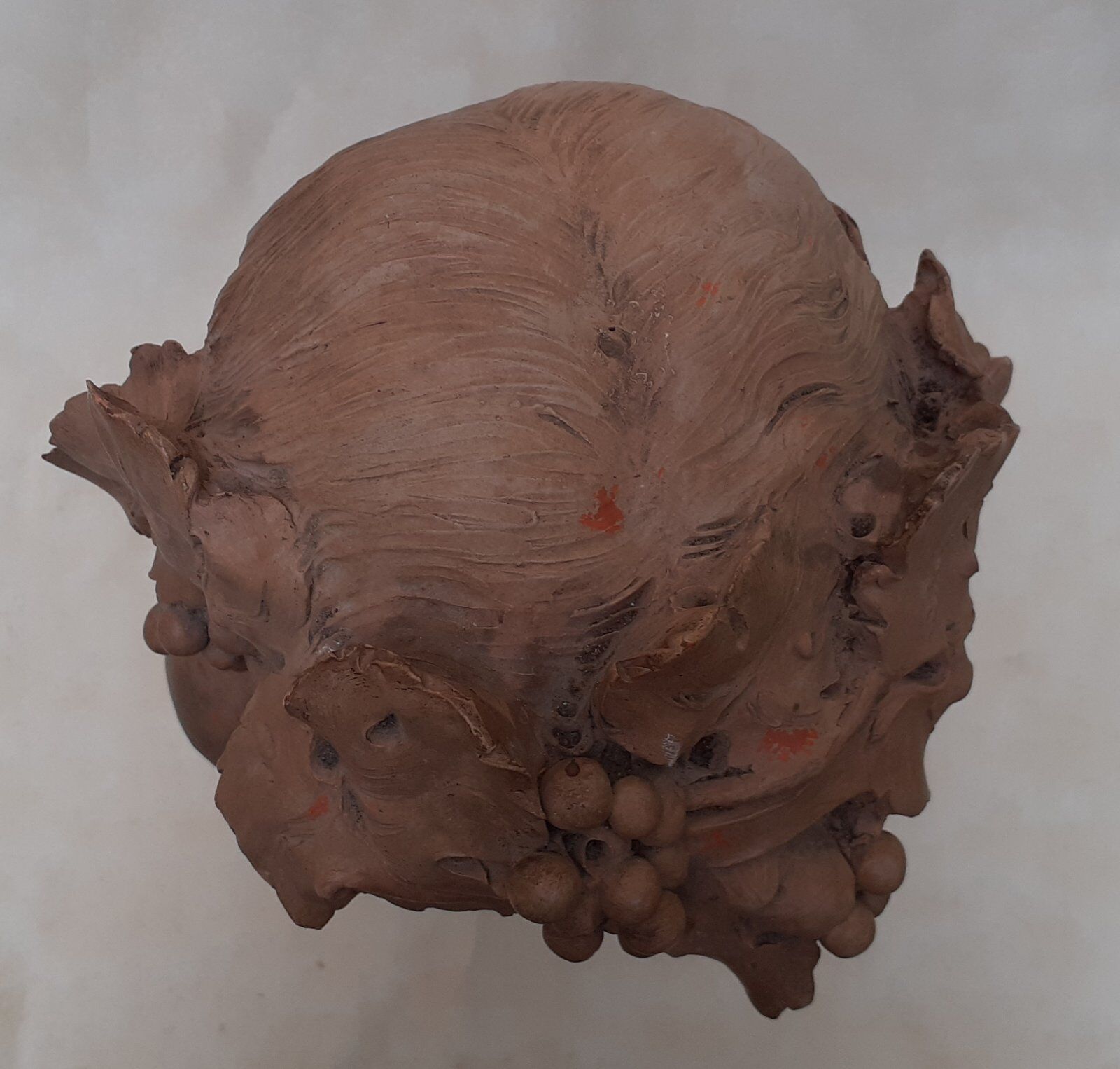 Buste de Bacchus enfant en terre cuite