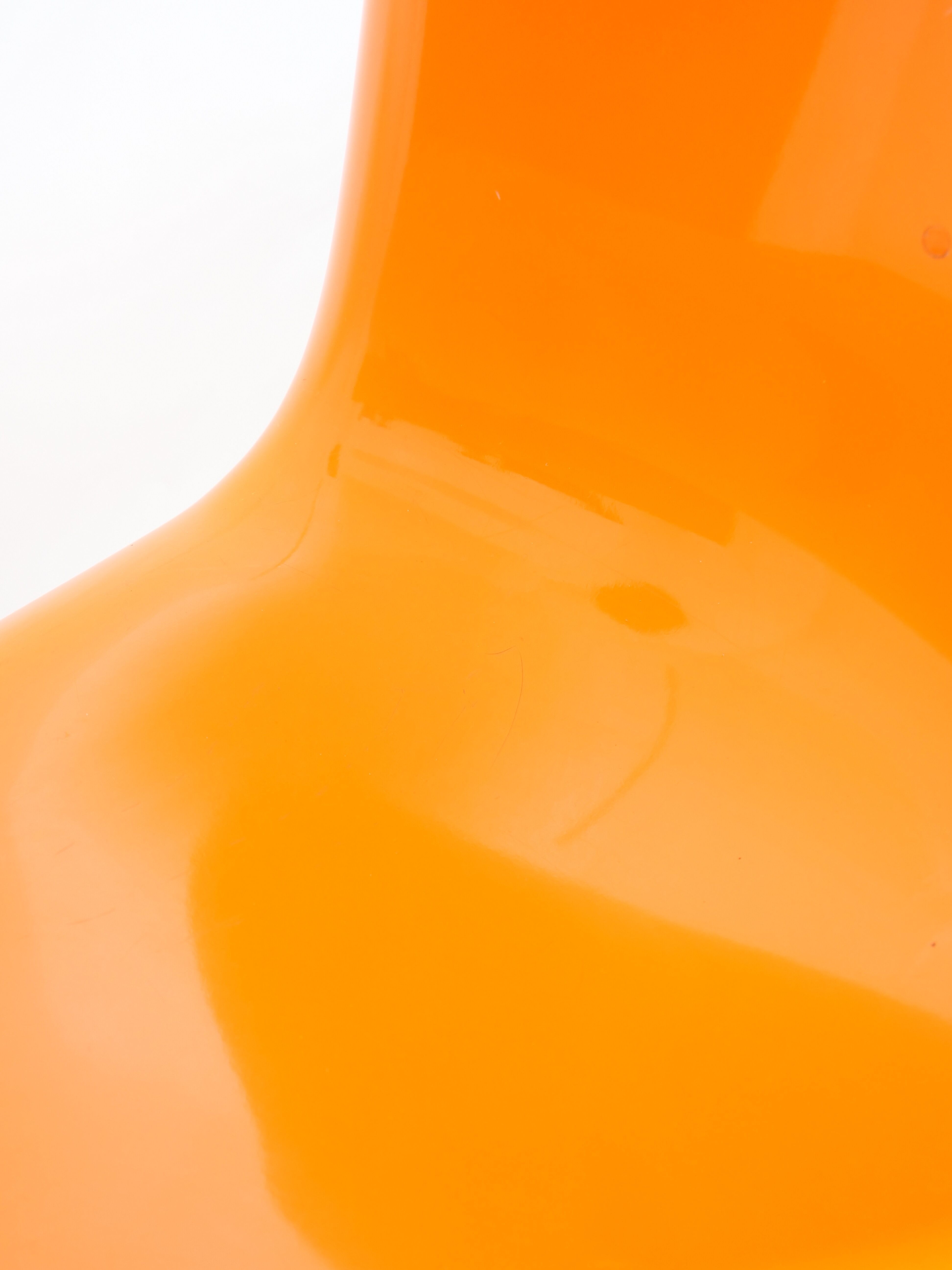 Fiberglass chair by Marc Berthier model Ozoo 700