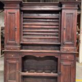 19th century folk art credenza
