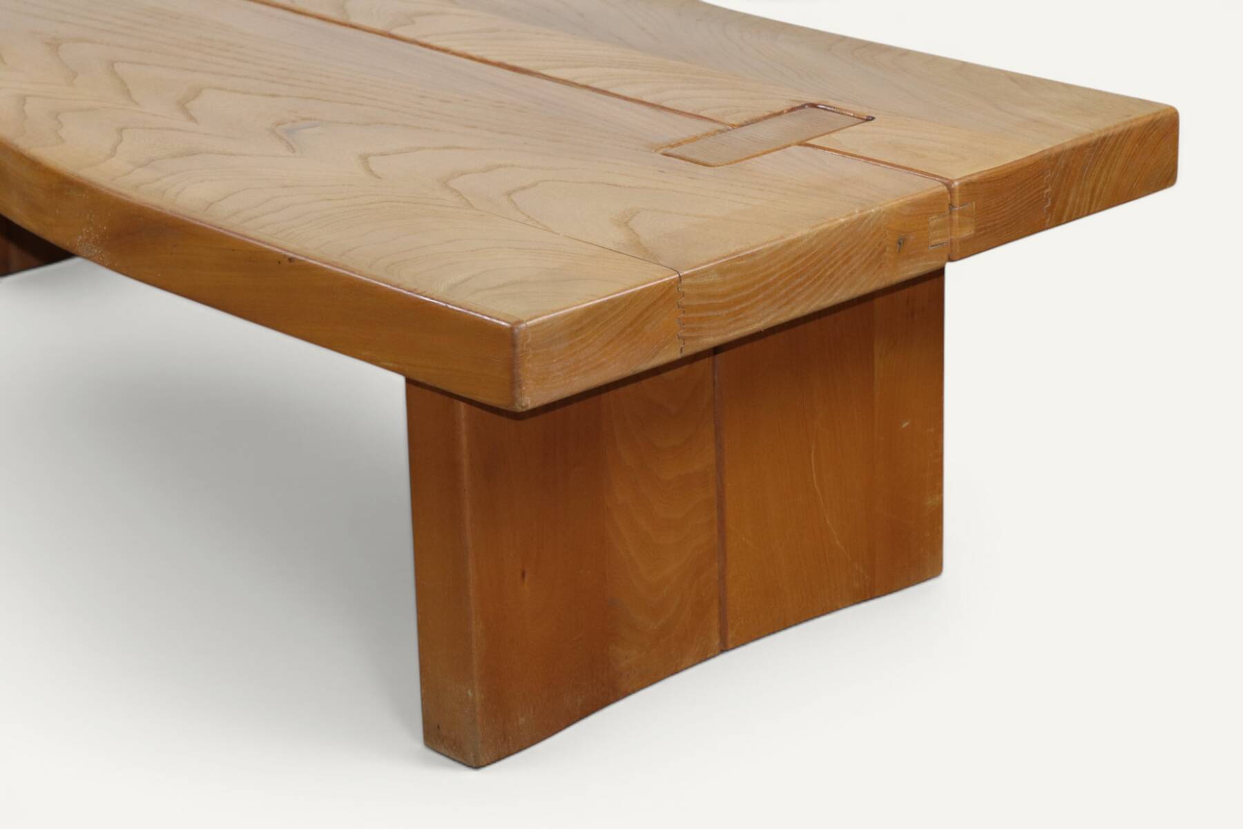 Regain coffee table in solid elm - 1970s