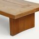 Regain coffee table in solid elm - 1970s