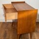 Vintage chest of drawers with compass feet